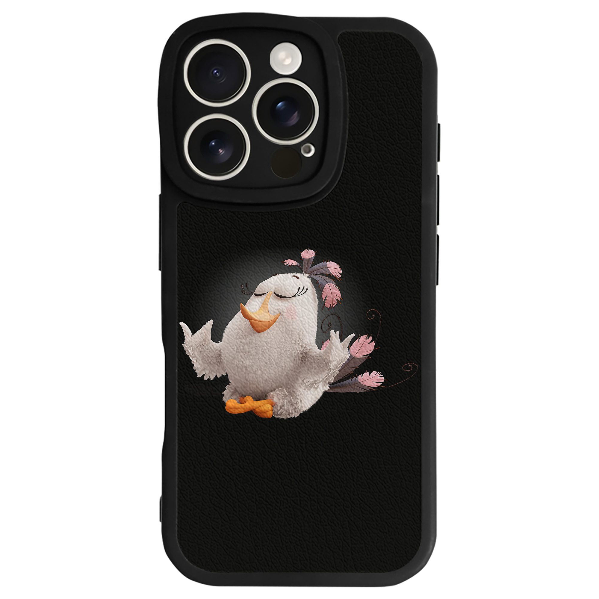 （画像用） Angry Birds アングリーバード 【iPhone 16シリーズ対応】シリコンスマホケース（レザー調） 材質：シリコン
